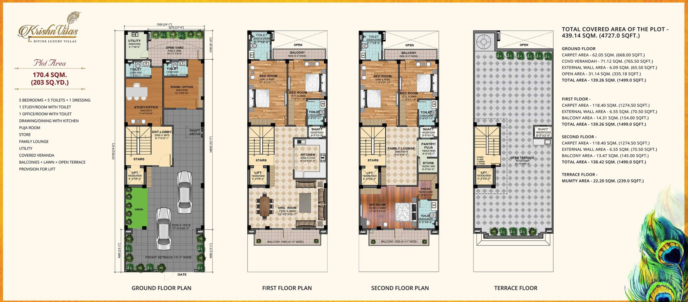 Gaur Krishnvilas — floor plan 3