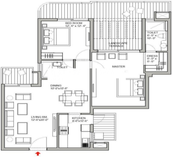 Bestech Park View Ananda — floor plan 2