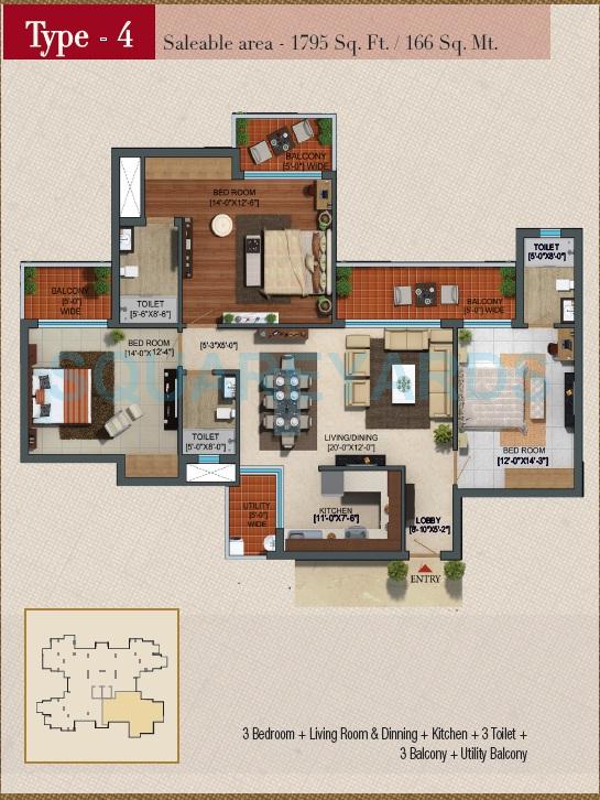 Capital Athena — floor plan 5
