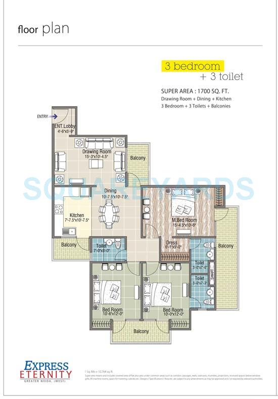 Express Eternity — floor plan 1