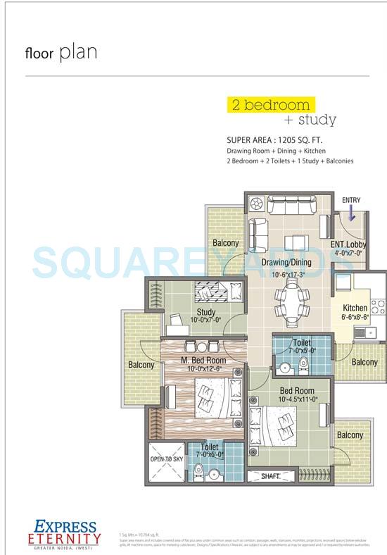 Express Eternity — floor plan 2