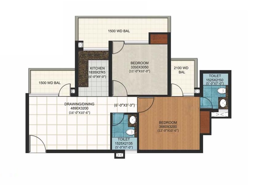Alpine AIGIN Royal Phase 2 — floor plan 1