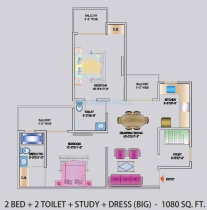 Nirala World Estate I — floor plan 1