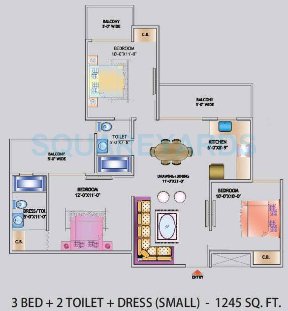 Nirala World Estate I — floor plan 2