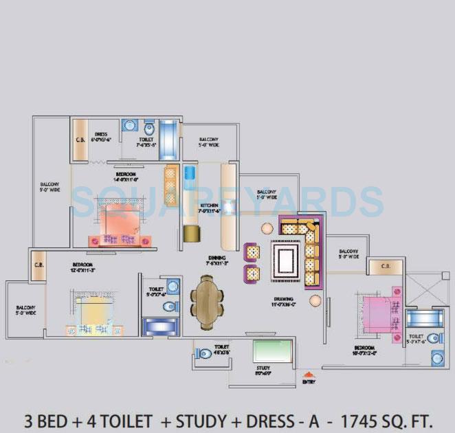Nirala World Estate I — floor plan 5