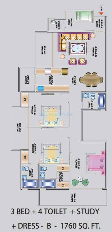 Nirala World Estate I — floor plan 6