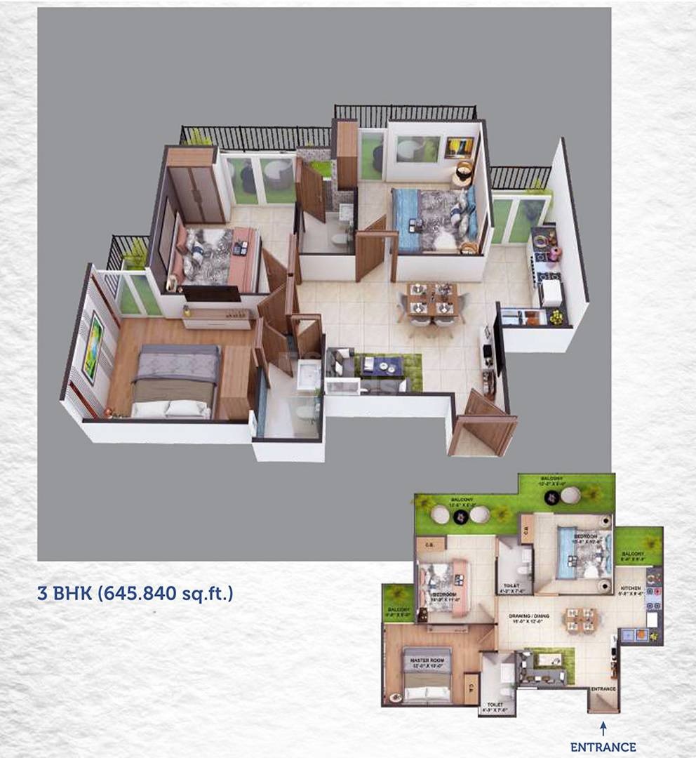 Adore Ananda — floor plan 1