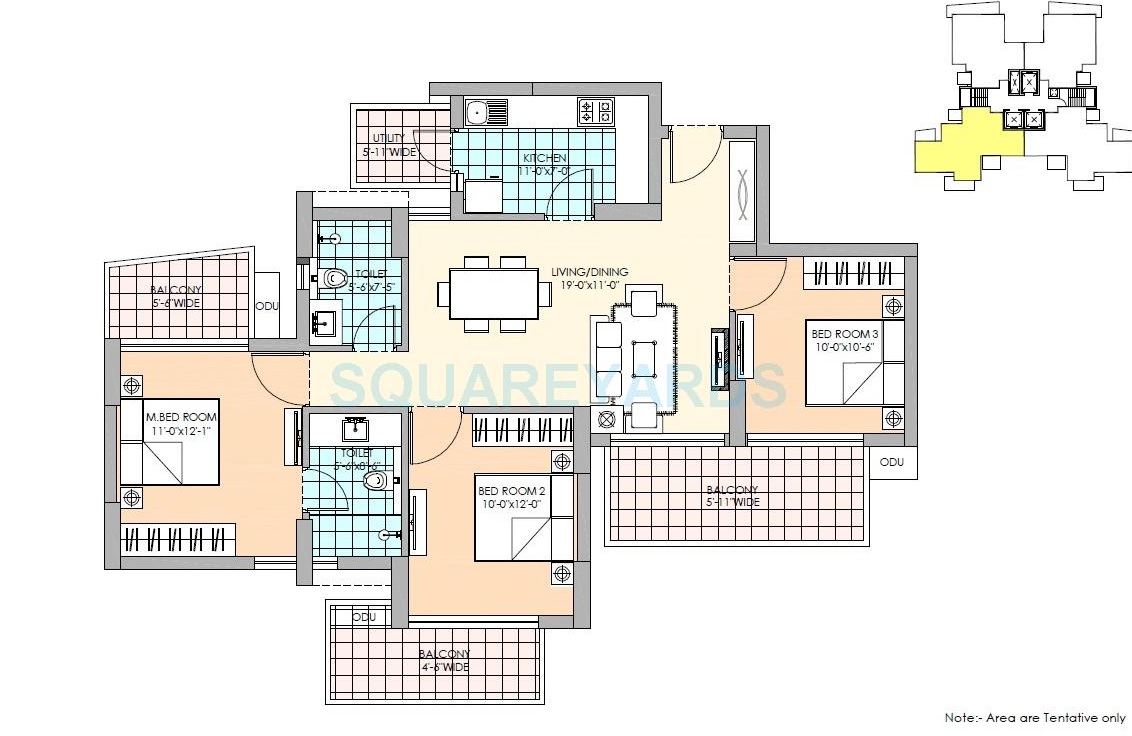 M3M Marina — floor plan 2