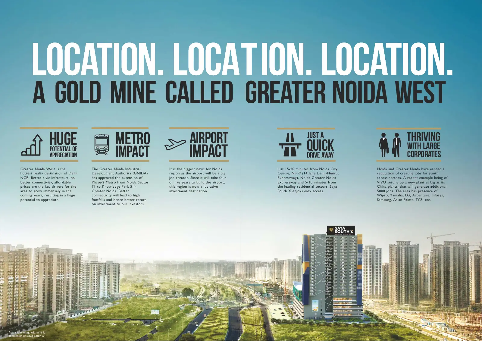 Saya South X — location map 1
