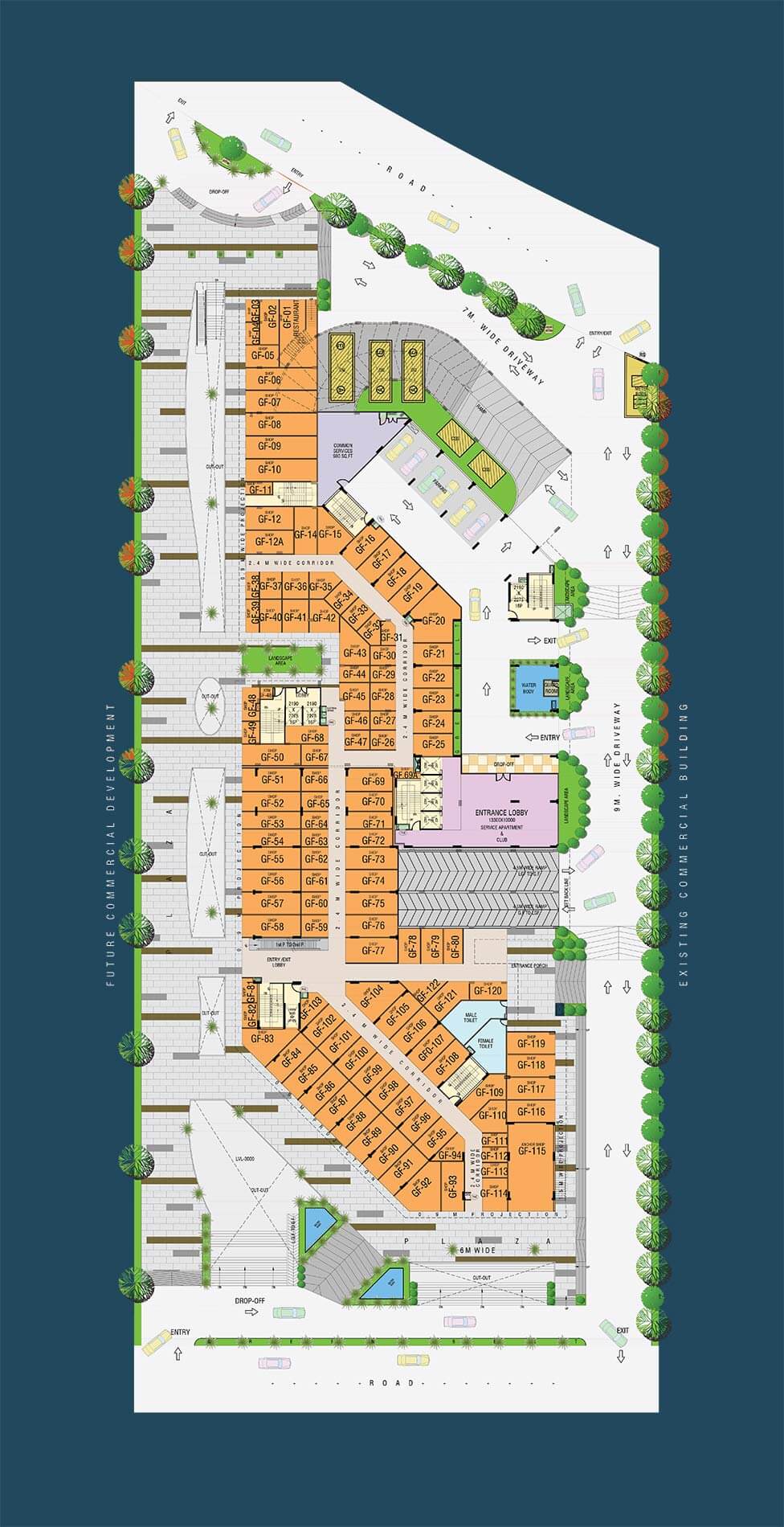 Gaur The Hub — floor plan 2