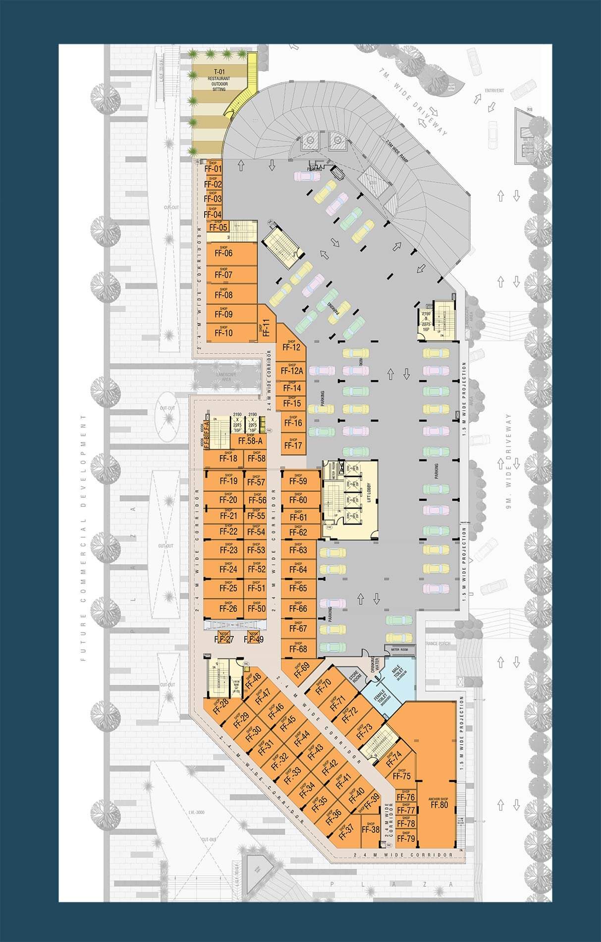 Gaur The Hub — floor plan 4