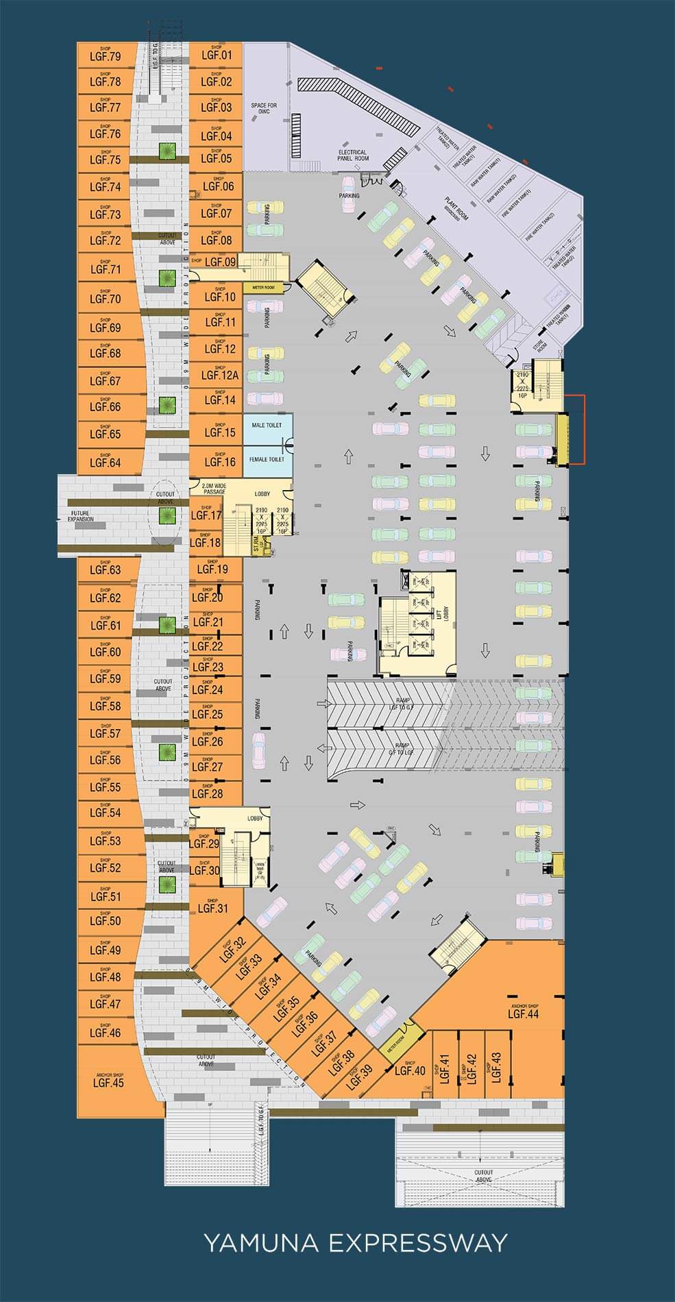Gaur The Hub — floor plan 6