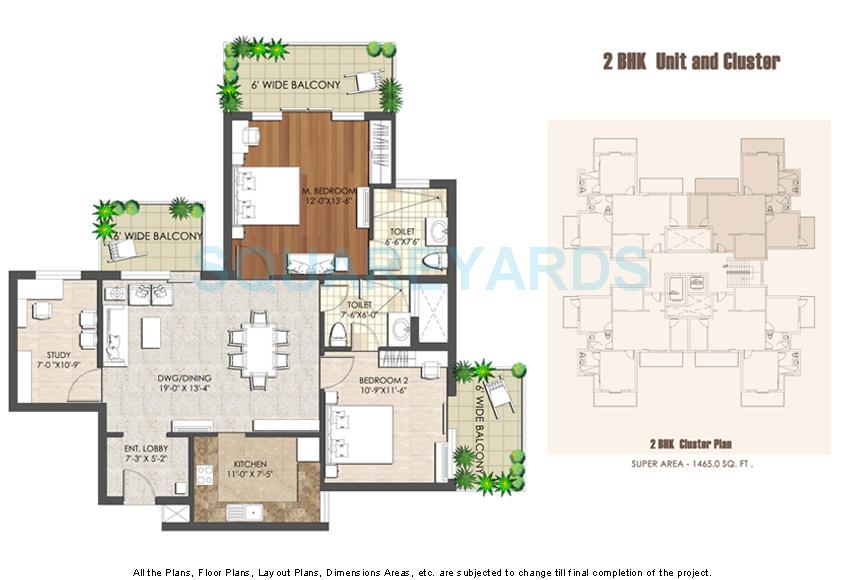 Spaze Privy AT4 — floor plan 1