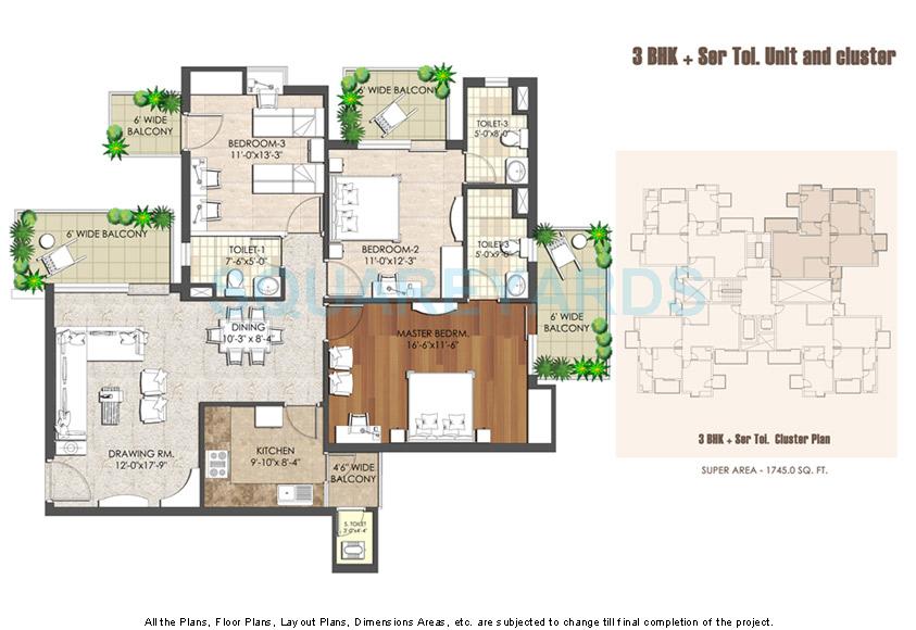 Spaze Privy AT4 — floor plan 2