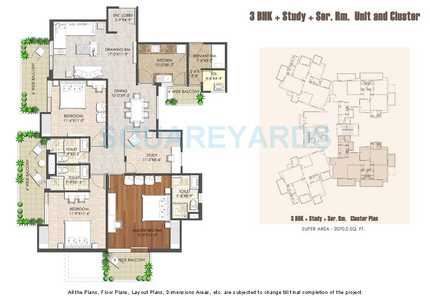 Spaze Privy AT4 — floor plan 3