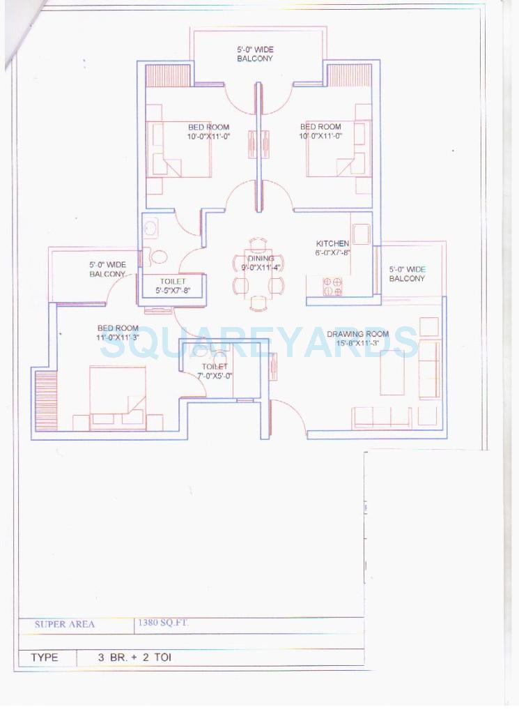 Balaji Vivaan — floor plan 1