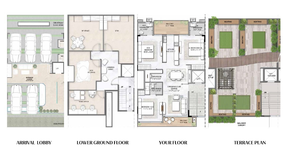 City Of Dreams Gurgaon — floor plan 2
