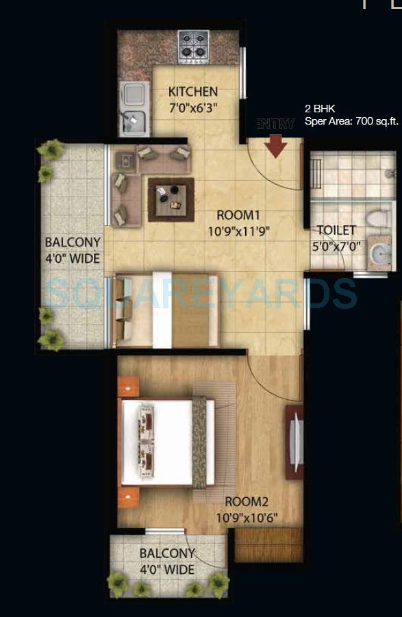 Omson Star Residency — floor plan 2