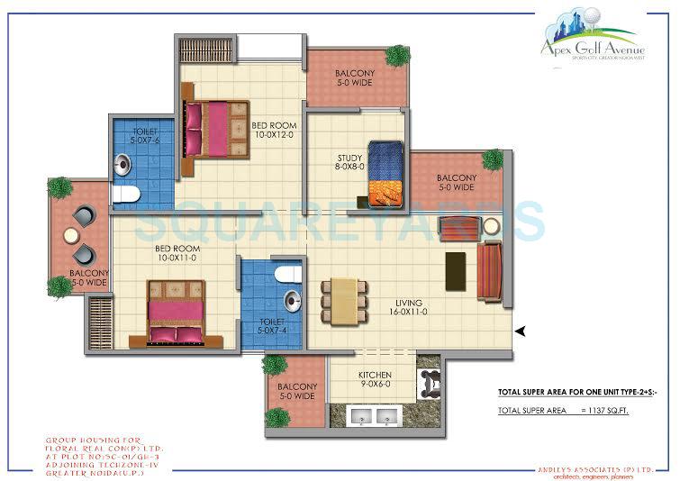 Apex Golf Avenue Sports City — floor plan 1