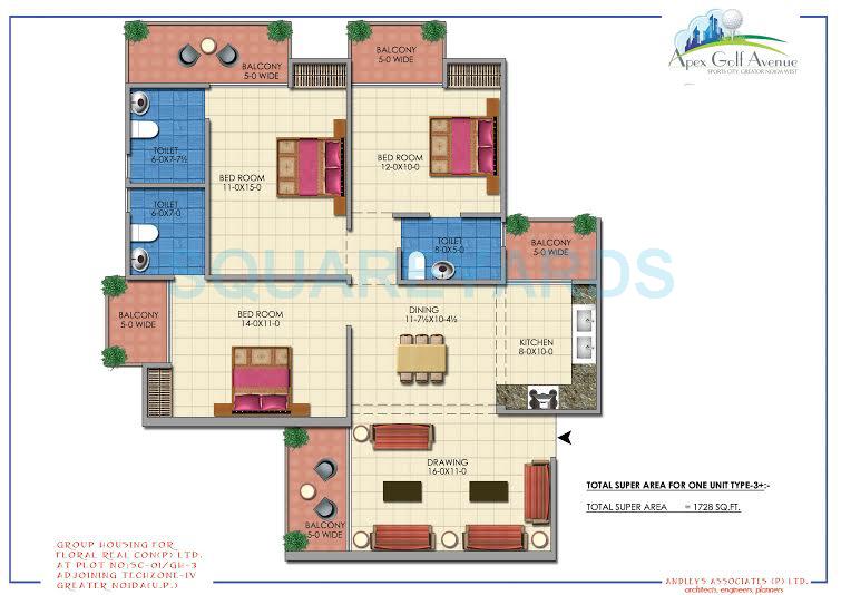 Apex Golf Avenue Sports City — floor plan 3