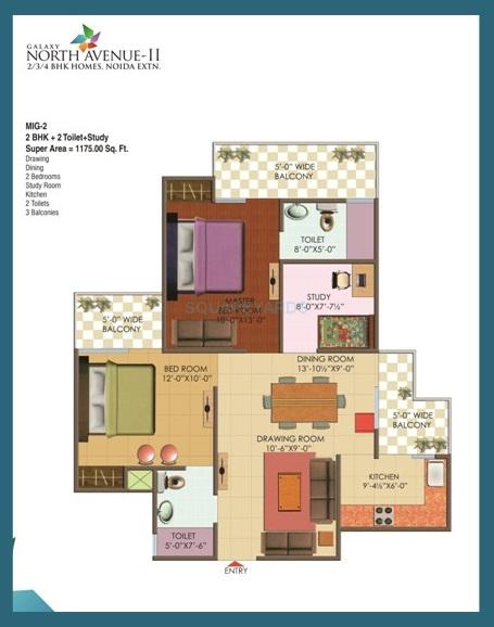 Galaxy North Avenue ll — floor plan 2