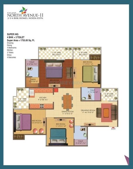 Galaxy North Avenue ll — floor plan 5