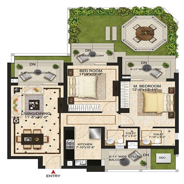 Central Park Resorts — floor plan 2