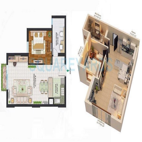 Central Park Resorts — floor plan 1