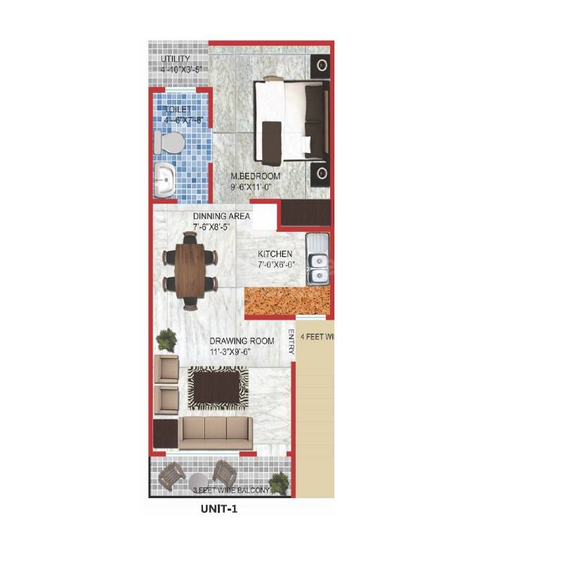 Omson Nature Valley — floor plan 1
