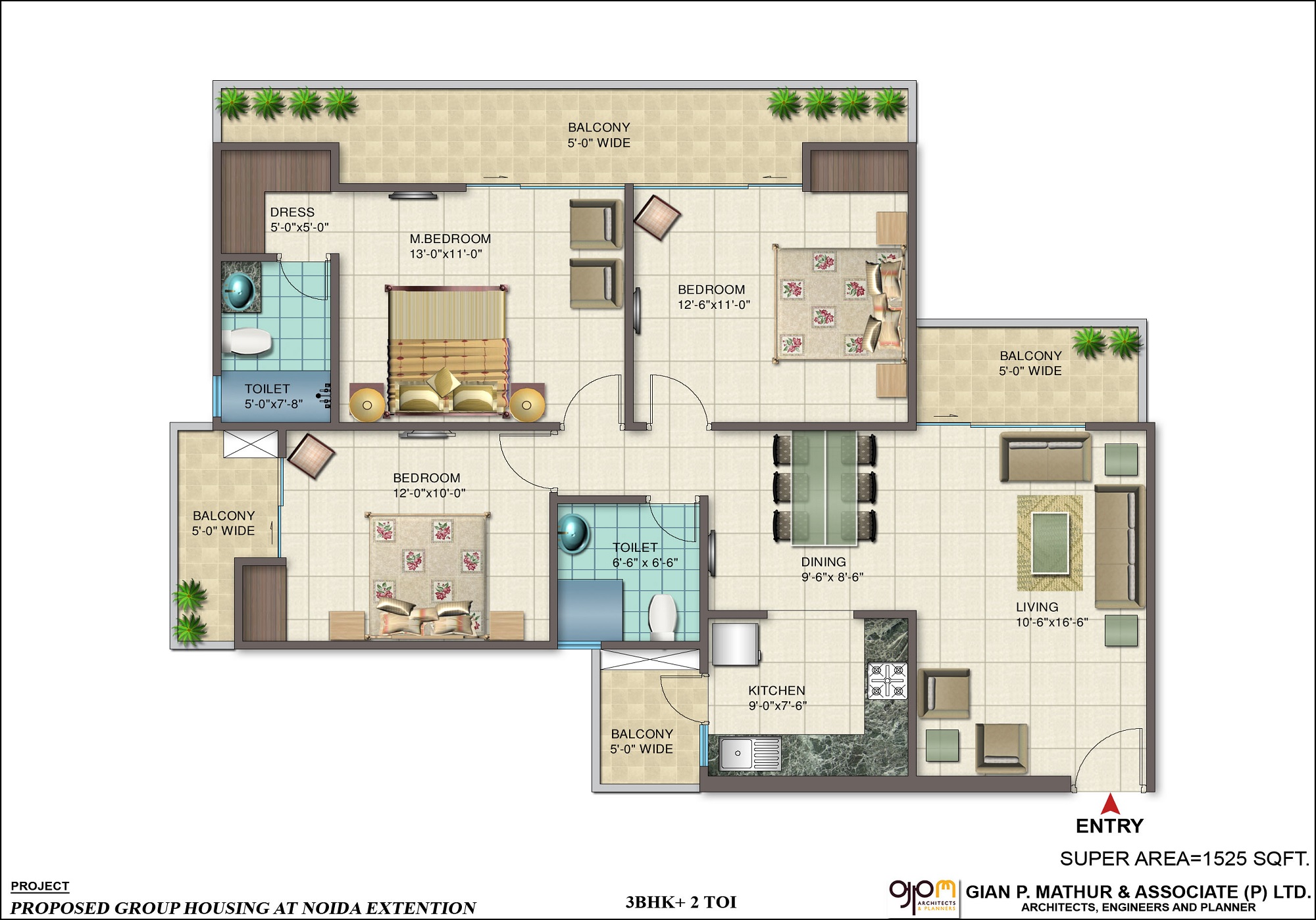 Nirala World Splendora — floor plan 3