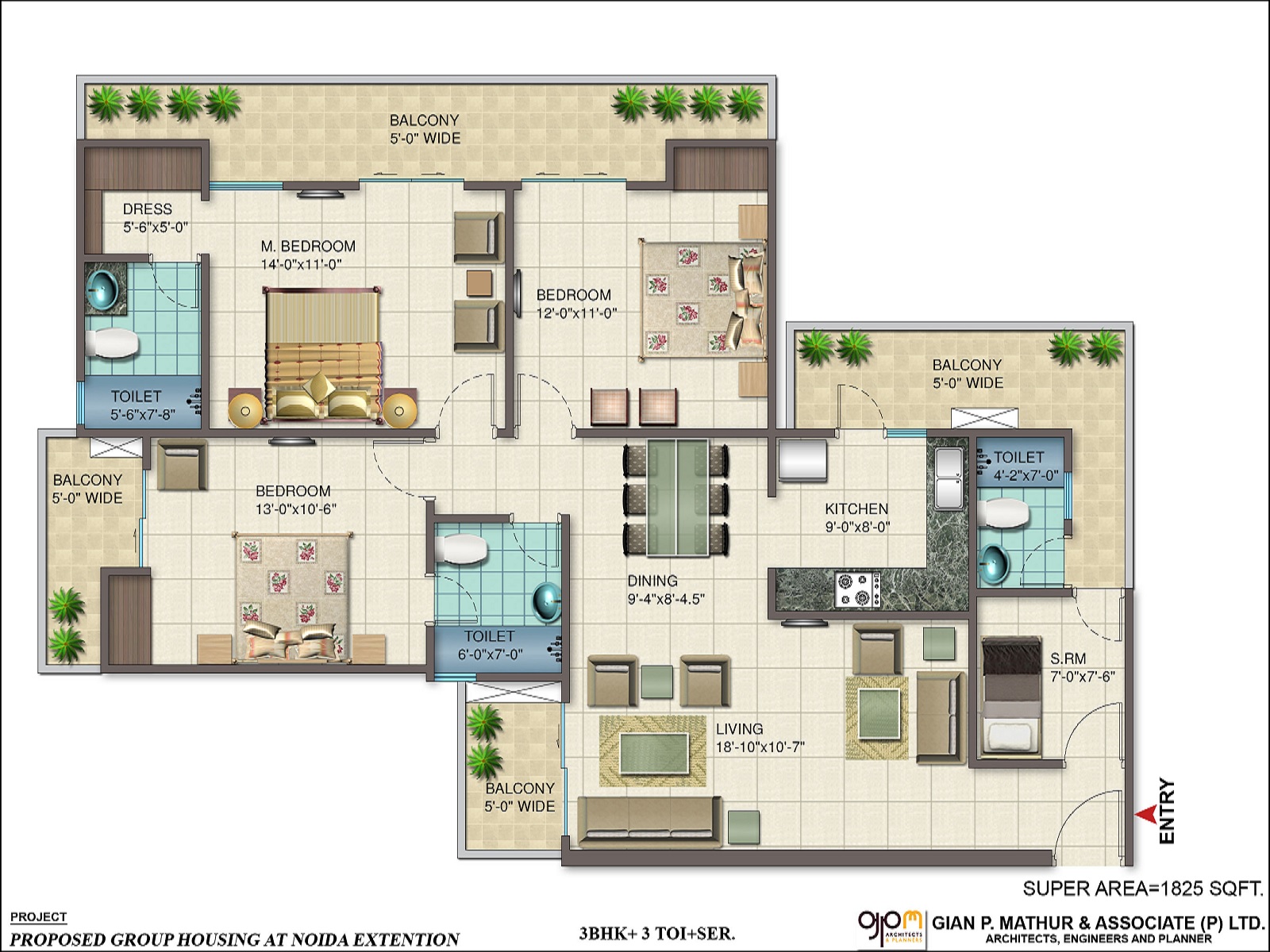 Nirala World Splendora — floor plan 4