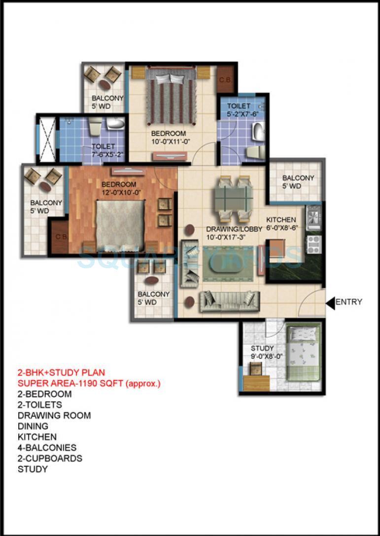 Jupiter Commander Tower — floor plan 1