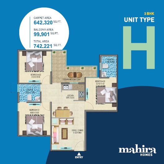 Mahira Homes — floor plan 3