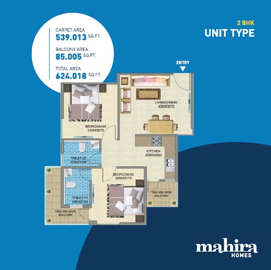 Mahira Homes — floor plan 2
