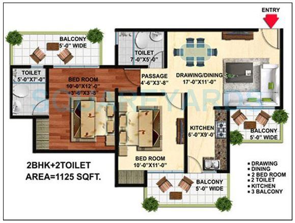Wall Rock Aishwaryam — floor plan 2