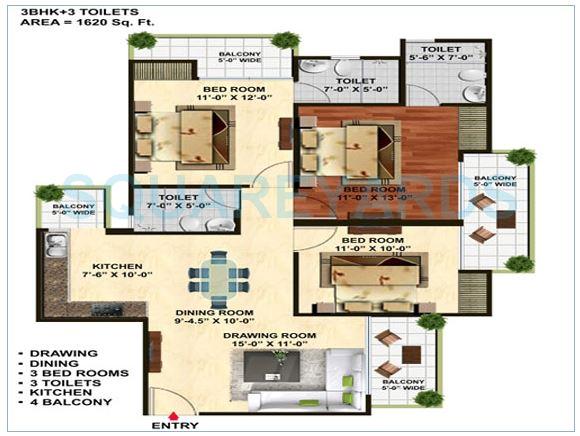 Wall Rock Aishwaryam — floor plan 4