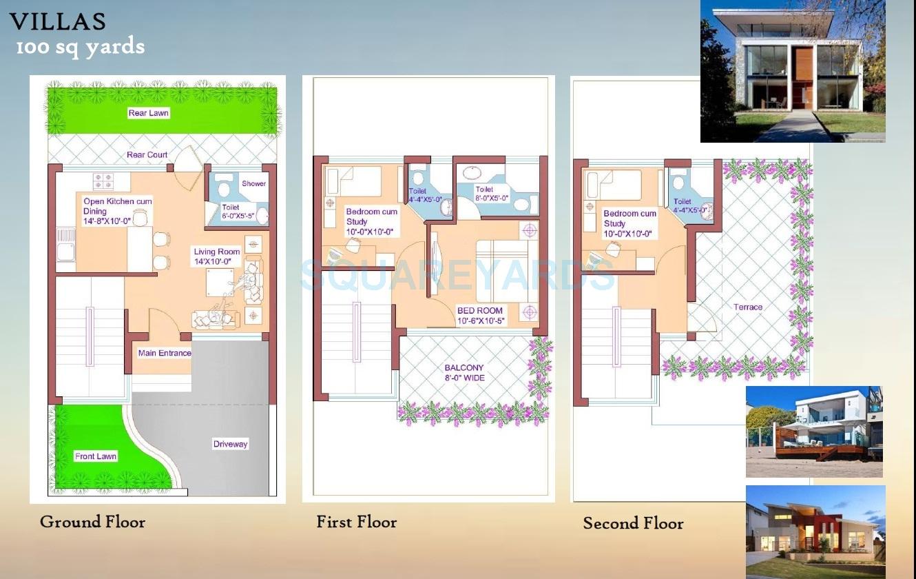 Cosmic Cruise Villas — floor plan 1