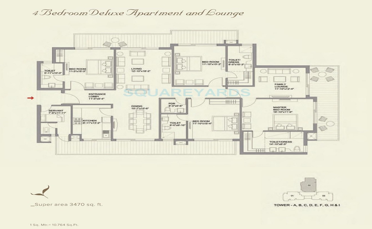 Bestech Park View Grand Spa — floor plan 4