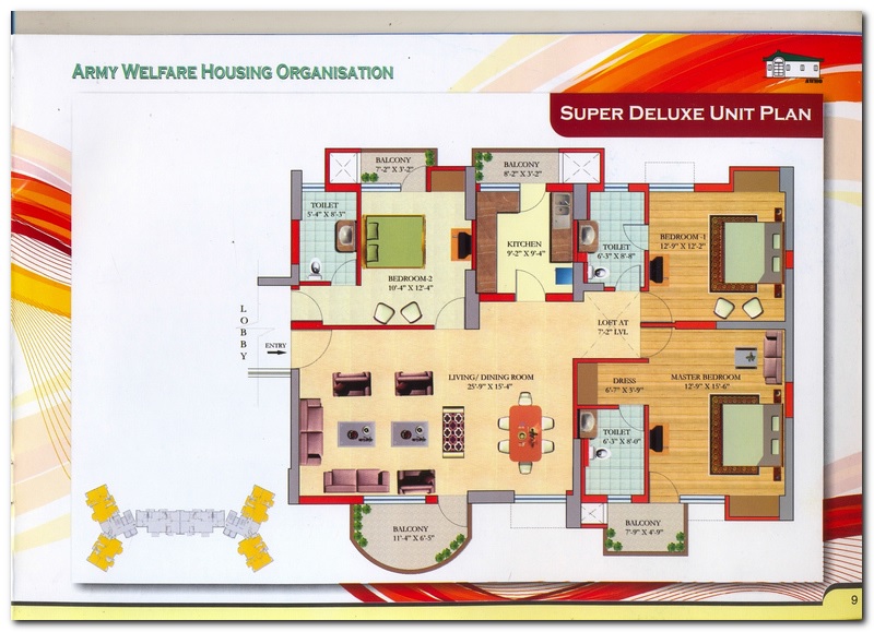 AWHO Twin Towers PH4 — floor plan 1