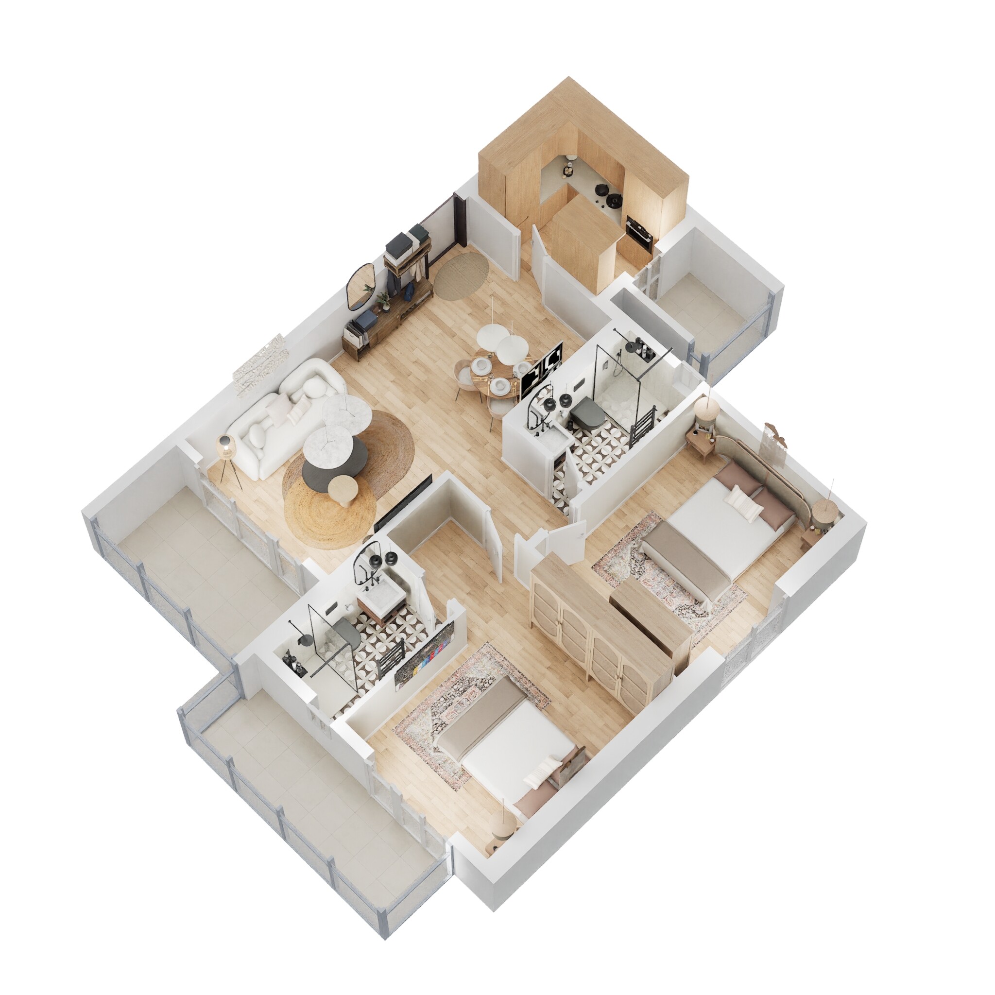 M3M Duo High — floor plan 2