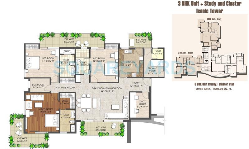 Spaze Kalistaa — floor plan 1