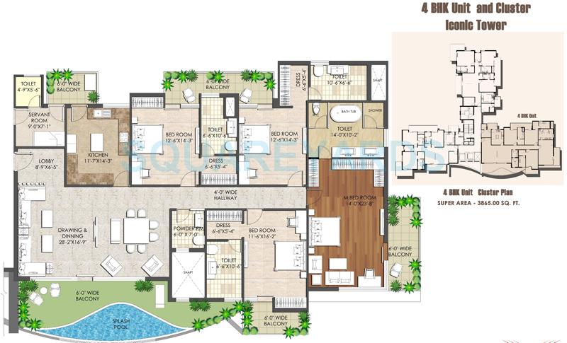 Spaze Kalistaa — floor plan 2