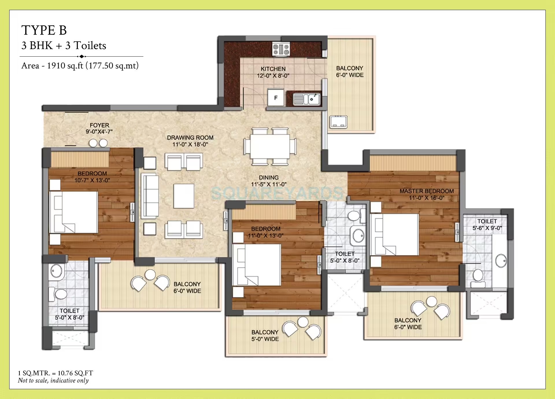 The Center Court Sports Residences — floor plan 3