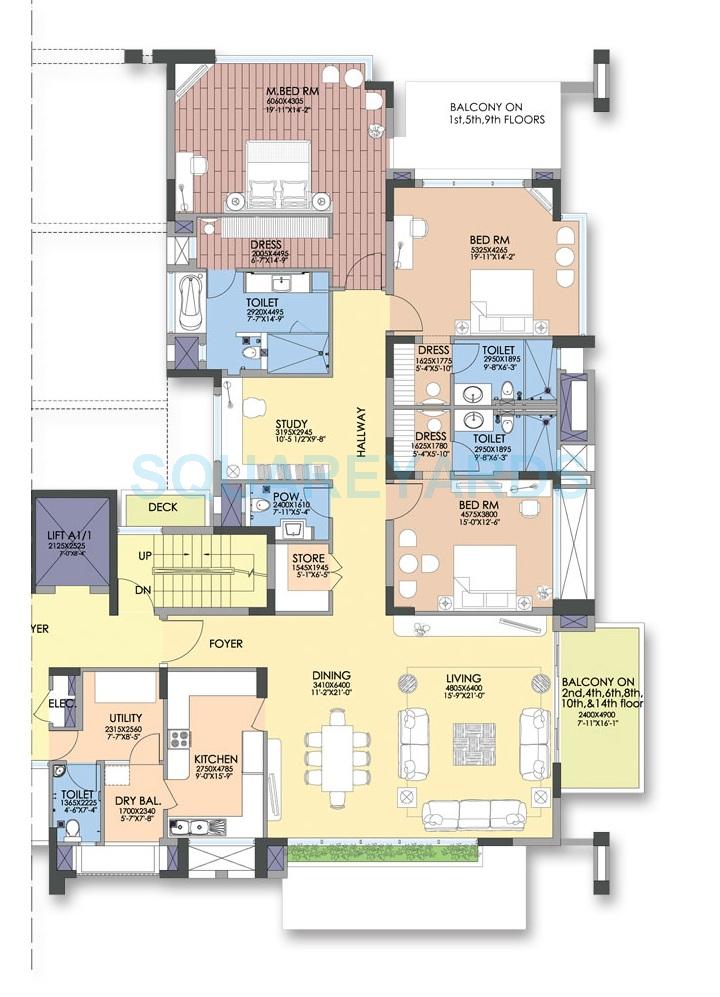 SS Hibiscus — floor plan 1