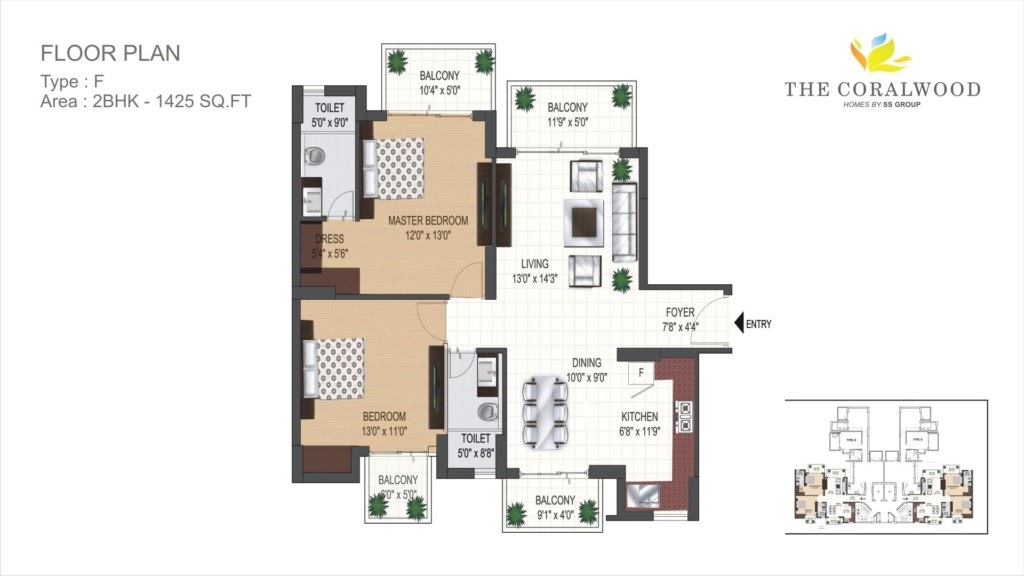 SS The Coralwood — floor plan 1