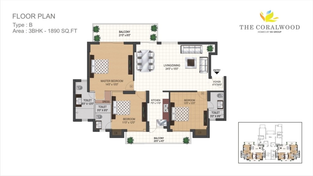 SS The Coralwood — floor plan 3