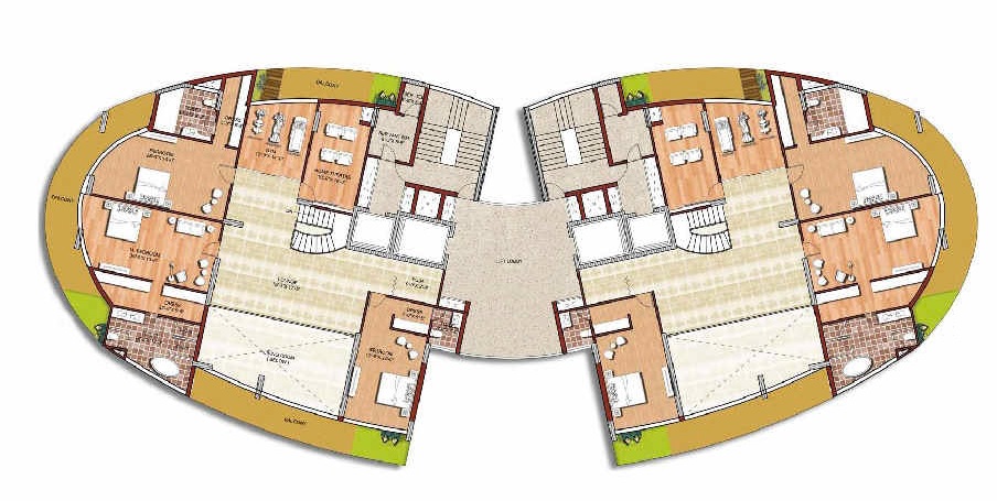 Krrish Monde De Provence Phase 2 — floor plan 2