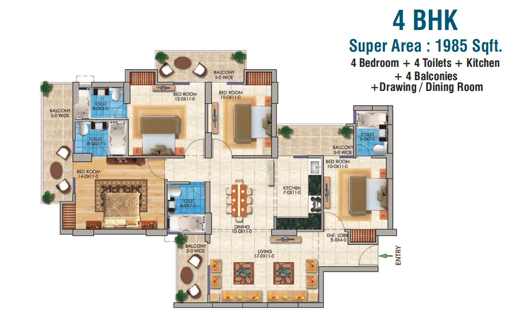Dev Sai Sports Home Phase 2 — floor plan 4