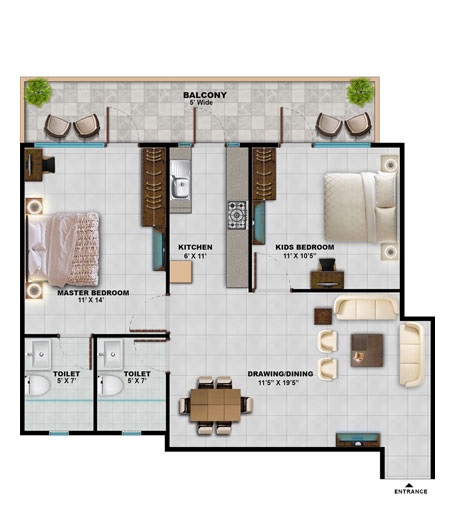Sarvome Shree Homes Phase 2 — floor plan 1