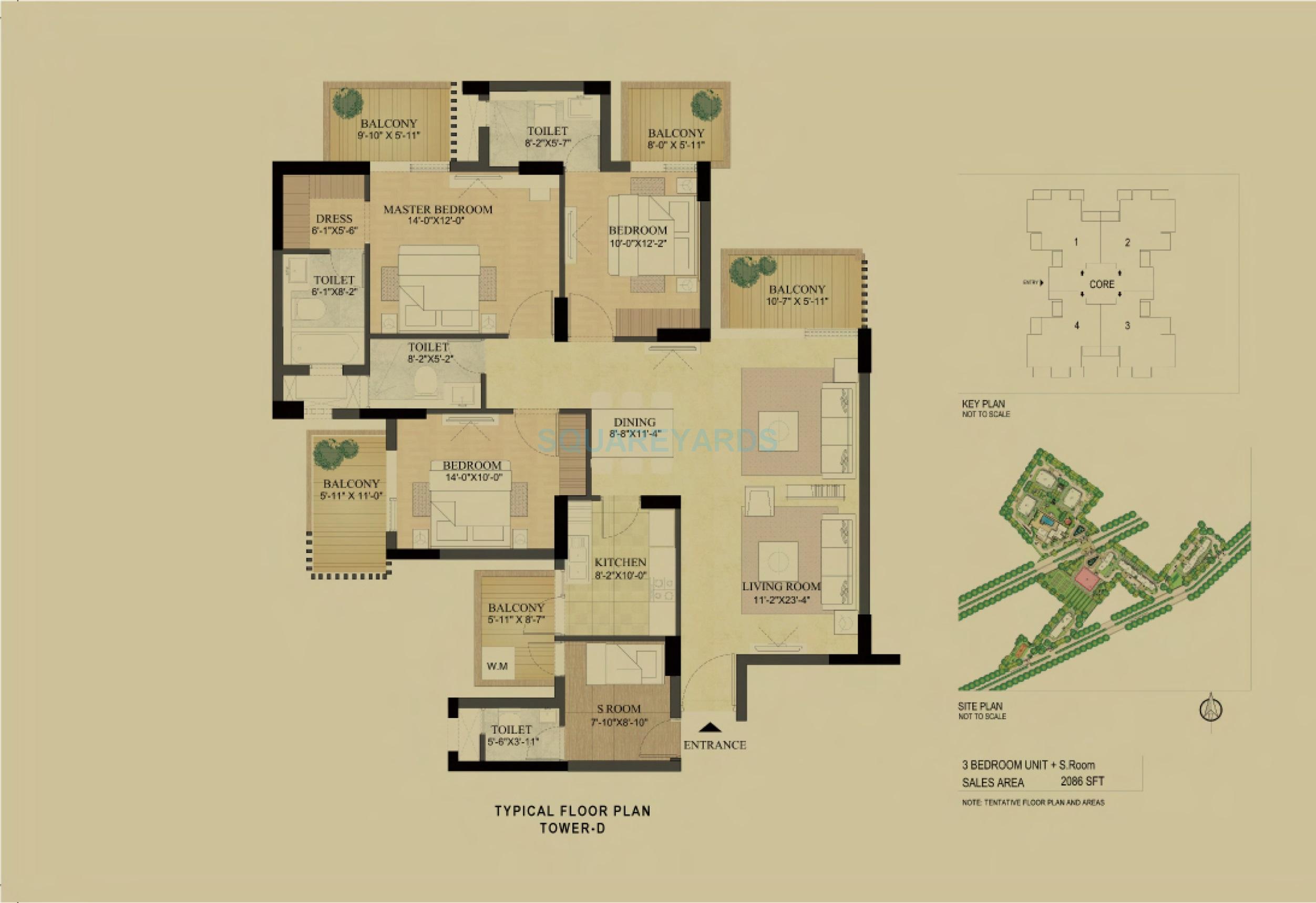 DLF The Primus — floor plan 2